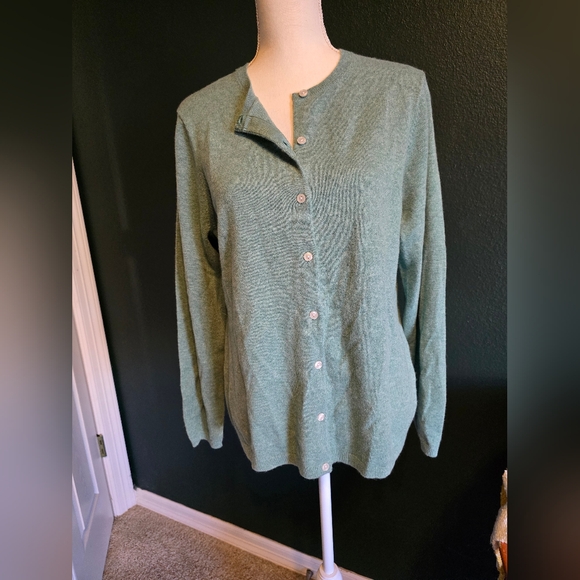 100% Cashmere Cardigan, Small Holes - Picture 1 of 7